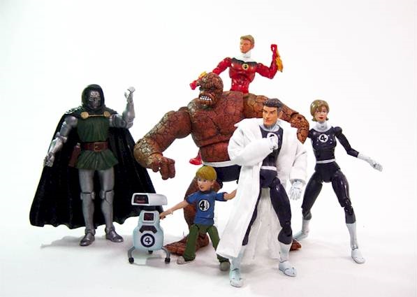 Set de 7 figuras de los 4 fantásticos ( Marvel 70396 ) imagen a