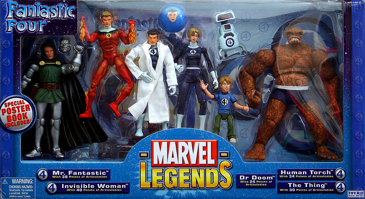 Set de 7 figuras de los 4 fantásticos ( Marvel 70396 ) imagen h