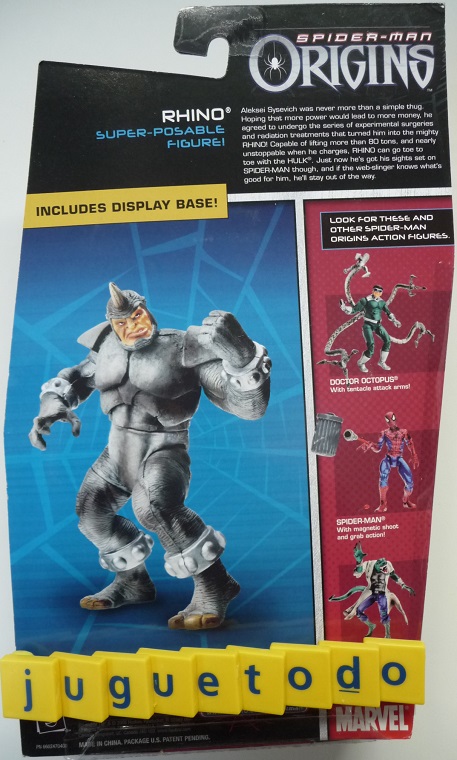 Rhino Super-Posable ( Marvel 79723 ) imagen b