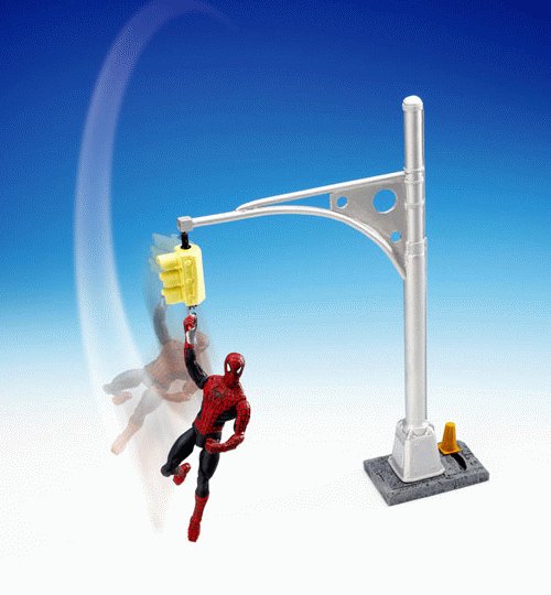 Serie II Aerial Flipping SpiderMan ( Marvel 43809 ) imagen a
