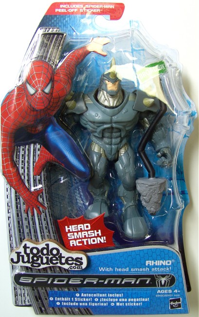 Rhino spiderman juguete deals