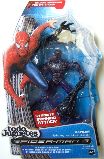 Venom Spinning symbiote attack