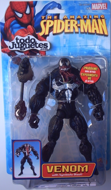 juguetes de spiderman y venom