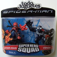 SuperHero Squad Spiderman and Venom