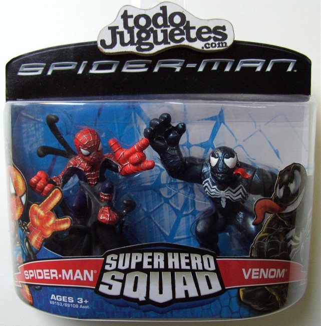 SuperHero Squad Spiderman and Venom