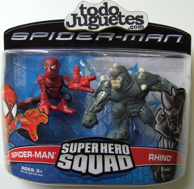 SuperHero Squad Spiderman and Rhino