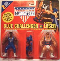 Blue Challenger vs Gladiator Laser