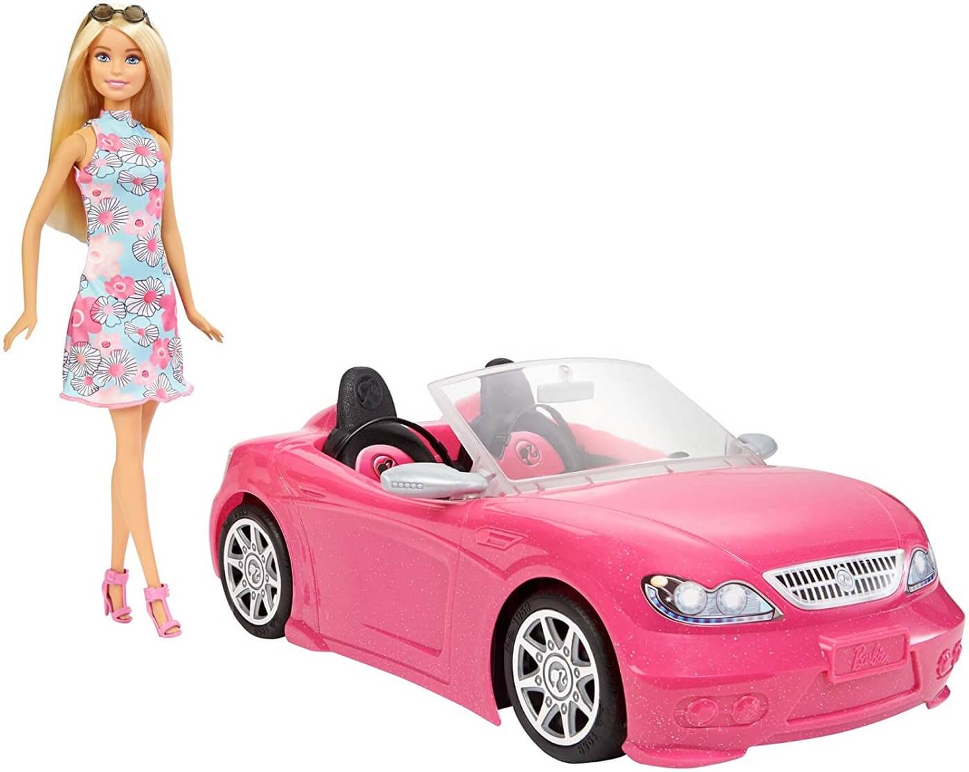 Barbie y su coche descapotable ( Mattel FPR57 ) imagen a