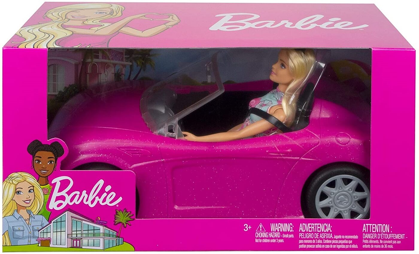 Barbie y su coche descapotable ( Mattel FPR57 ) imagen g