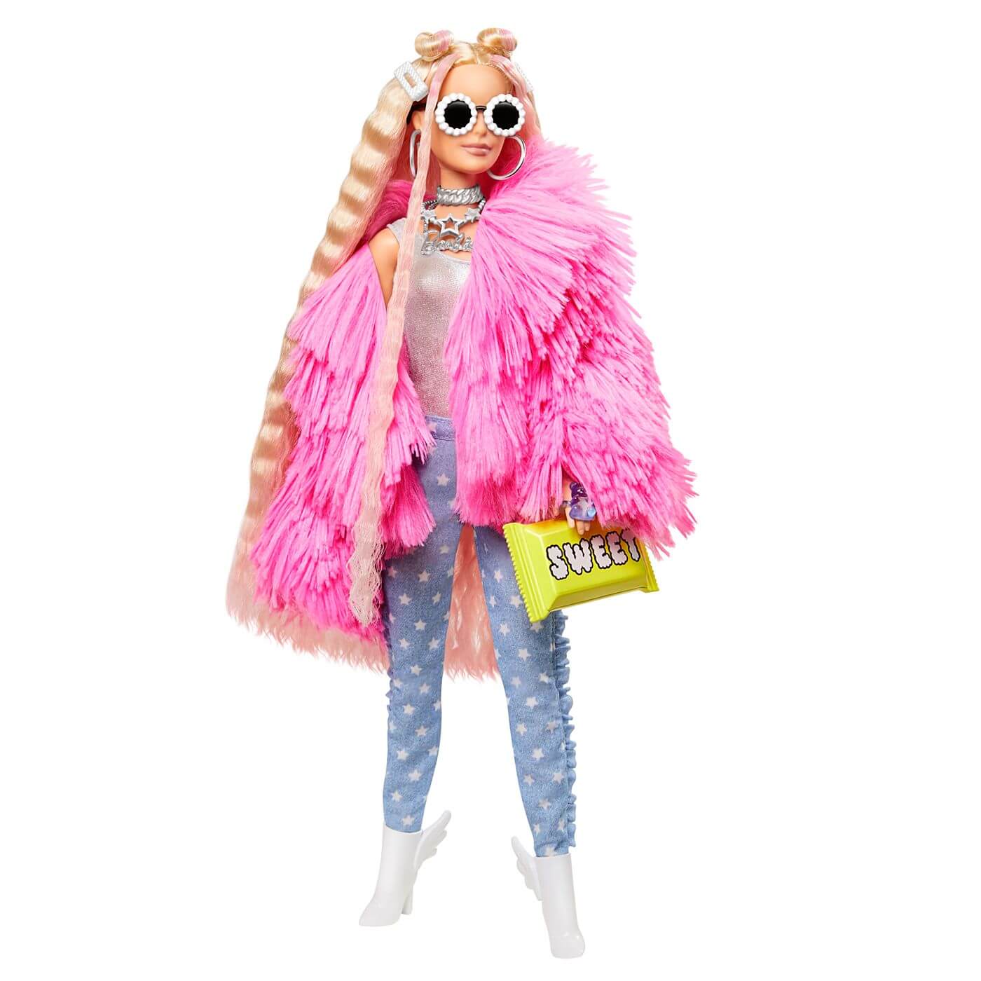 Barbie Extra 3 Abrigo Rosa con Cerdo-Unicornio ( Mattel GRN28 ) imagen b