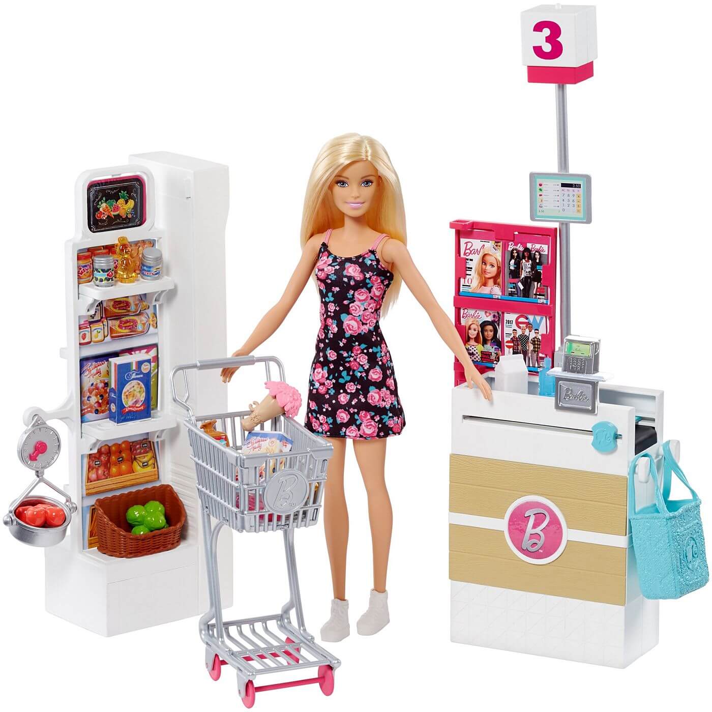 Barbie vamos al Supermercado ( Mattel FRP01 ) imagen a