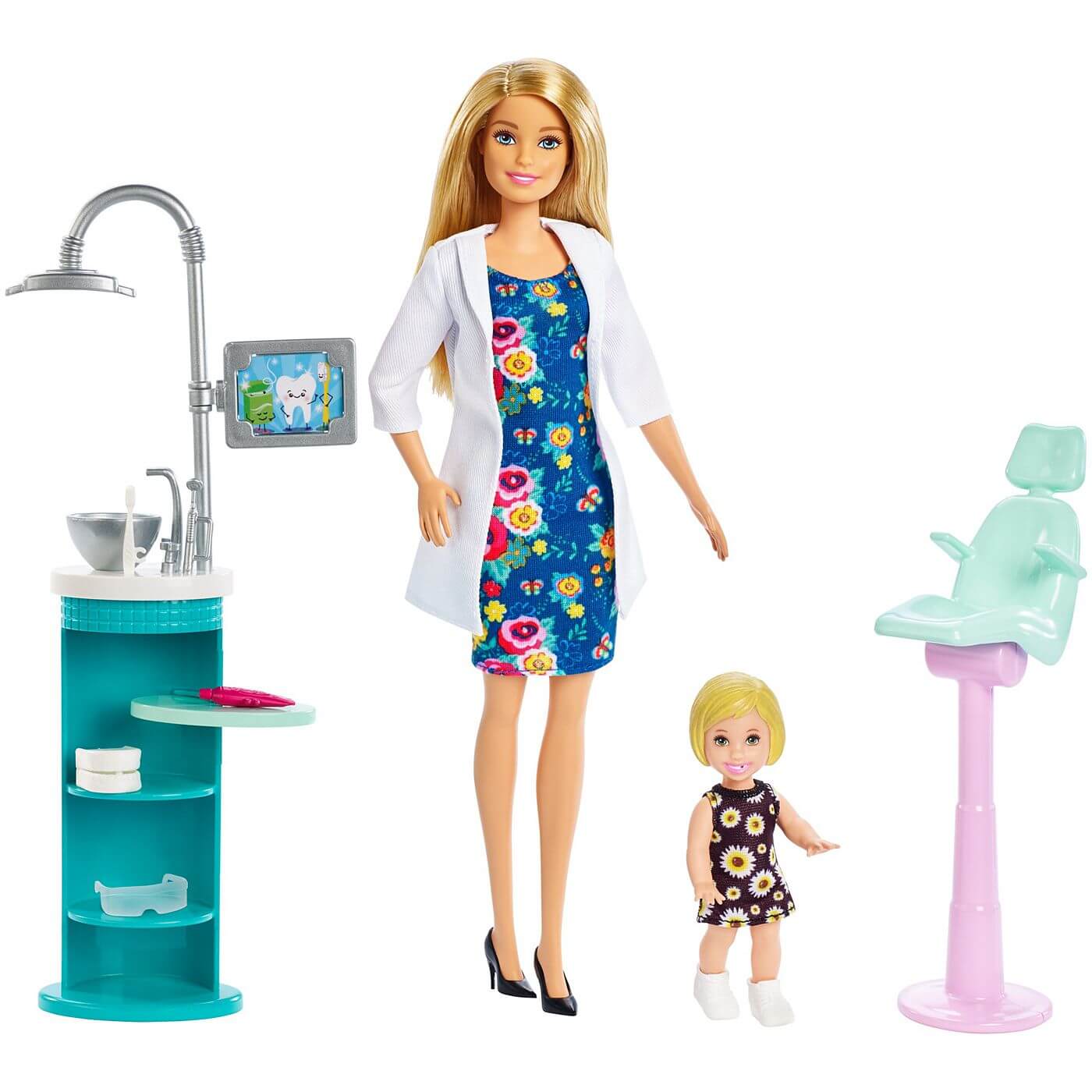 Barbie Dentista Rubia ( Mattel FXP16 ) imagen a
