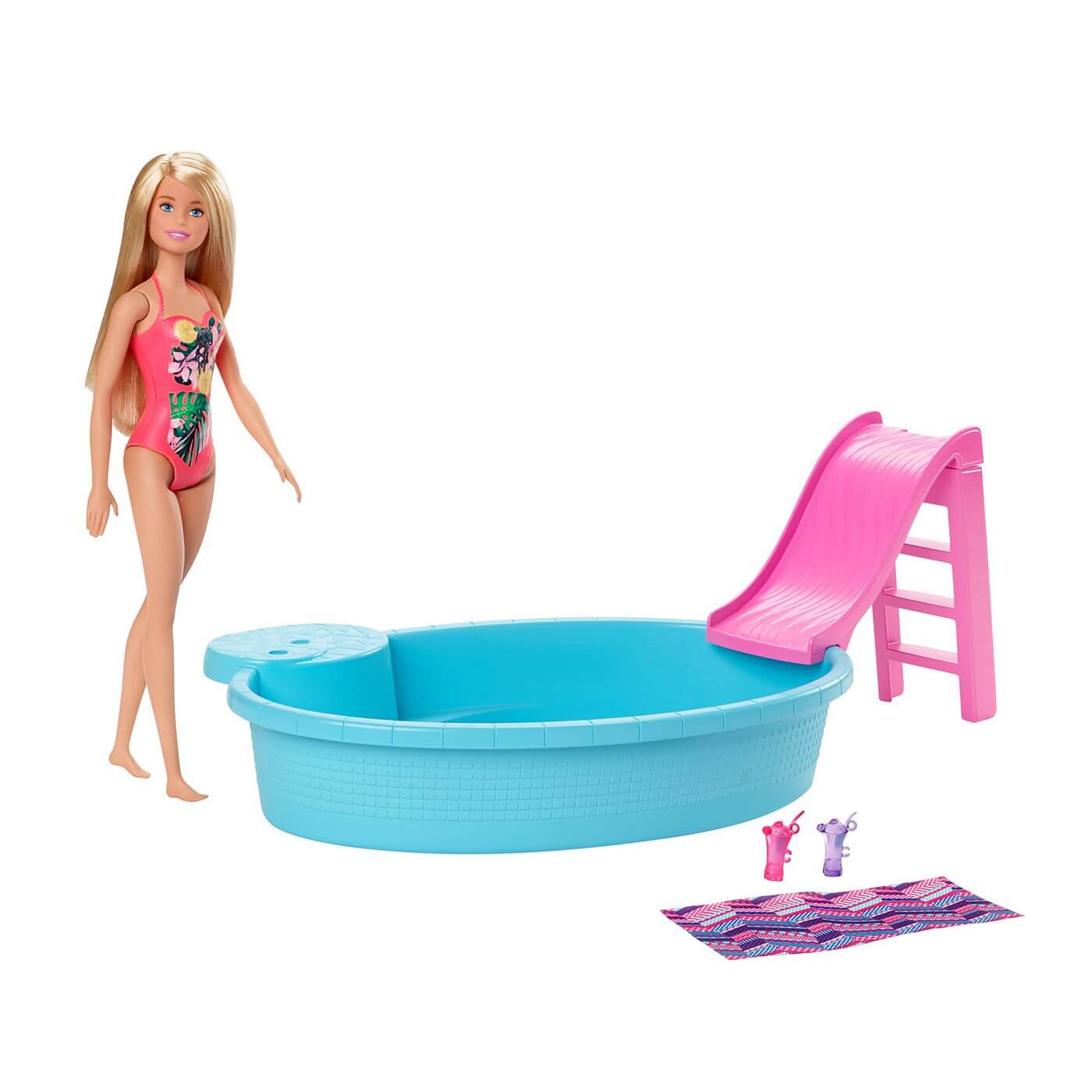 Barbie con Piscina ( Mattel GHL91 ) imagen a