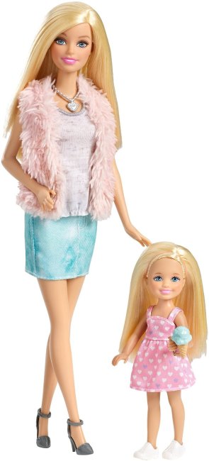 Barbie y Chelsea ( Mattel CGT44 ) imagen a