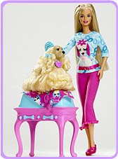 barbie y su perrito