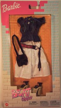 Barbie BEAT street  White Skirt