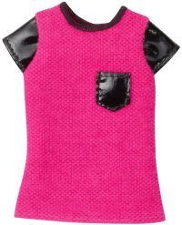 Complementos Polo rosa con detalles cuero negro