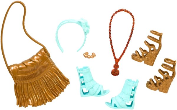 Complementos sandalias romanas y bolsos ( Mattel CFX31 ) imagen a