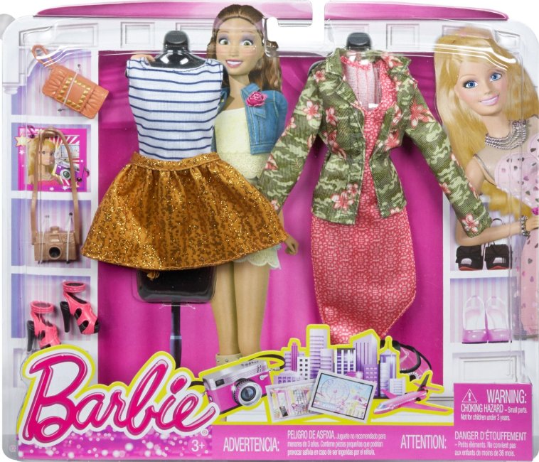 Pack de 2 vestidos modelo D ( Mattel CFY11 ) imagen b