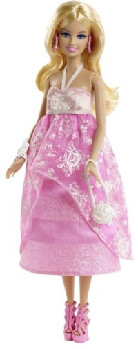 Barbie noche de gala vestido floral
