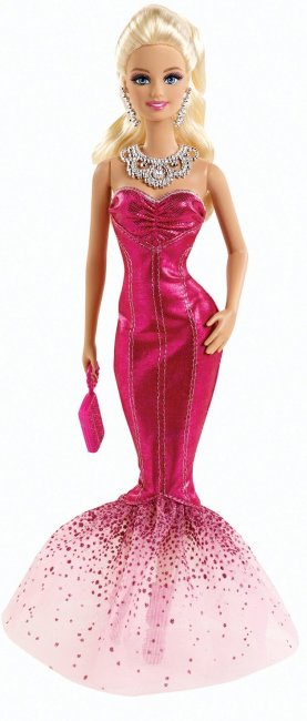 Barbie noche de gala vestido sirena  ( Mattel BFW19 ) imagen a