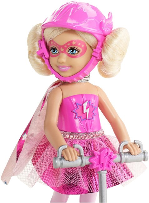 Chelsea vestido rosa en su patinete ( Mattel CDY69 ) imagen b