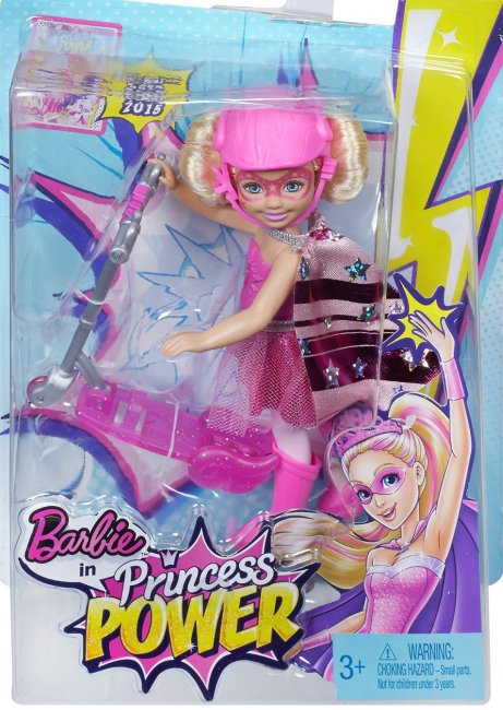 Chelsea vestido rosa en su patinete ( Mattel CDY69 ) imagen d