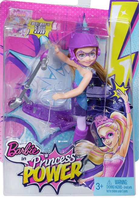 Chelsea vestido azul en su patinete ( Mattel CDY70 ) imagen d