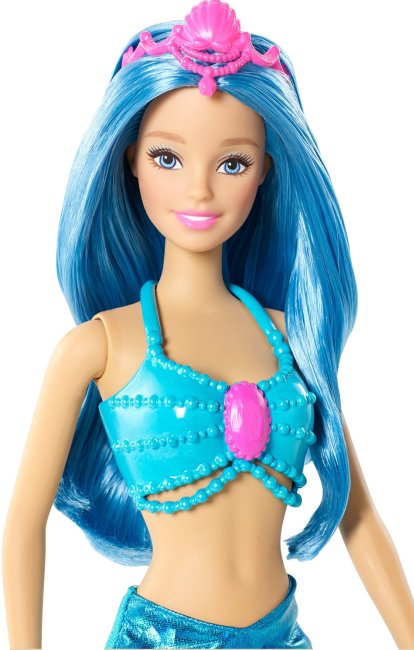 Barbie combi sirena azul ( Mattel CFF31 ) imagen b