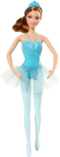 Amiga Barbie bailarina azul