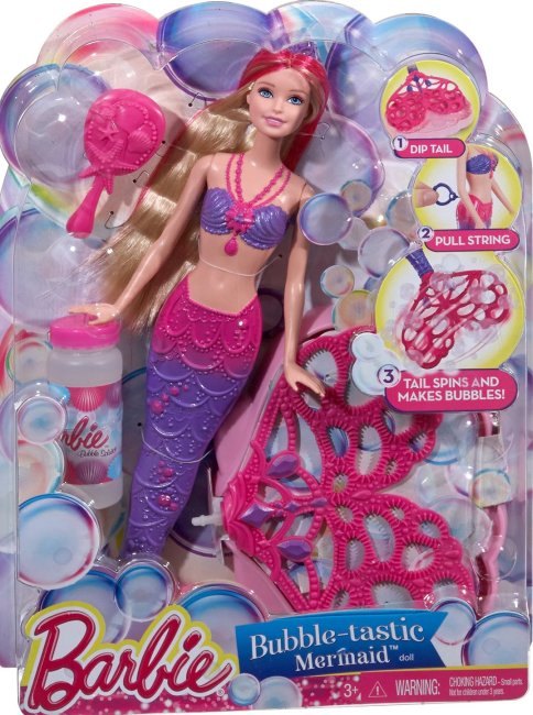 Barbie  sirena burbujas mágicas ( Mattel CFF49 ) imagen e