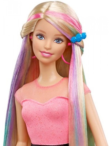 Barbie mechas arcoiris ( Mattel CFN48 ) imagen b