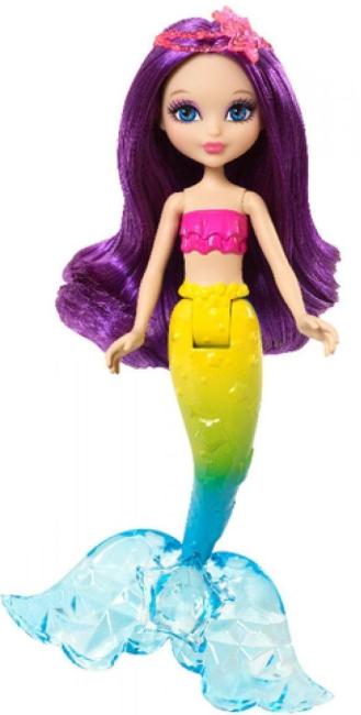 Barbie mini sirena pelo malva