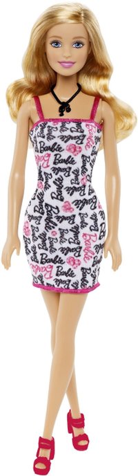 Barbie chic vestido letras