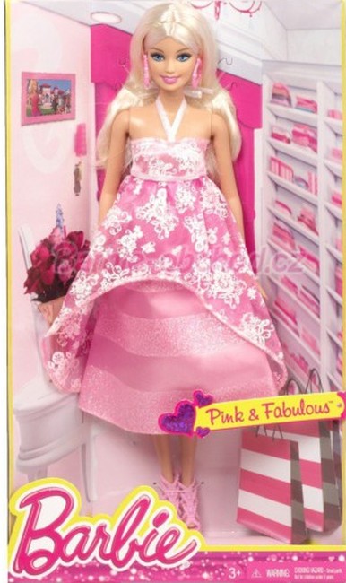 Barbie noche de gala vestido floral ( Mattel BFW17 ) imagen c
