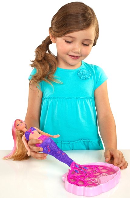 Barbie  sirena burbujas mágicas ( Mattel CFF49 ) imagen c