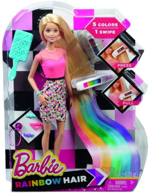 barbie mechas arcoiris