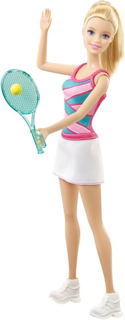 Barbie tenista ( Mattel CFR04 ) imagen a