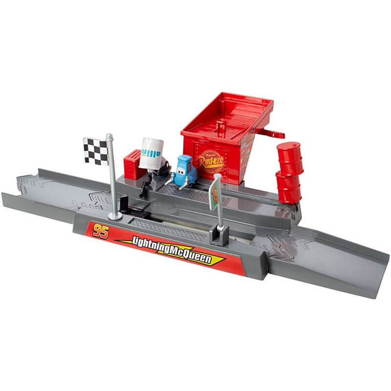 Cars: Piston Cup Pit Stop Play and Race Launcher ( Mattel CDP74 ) imagen b