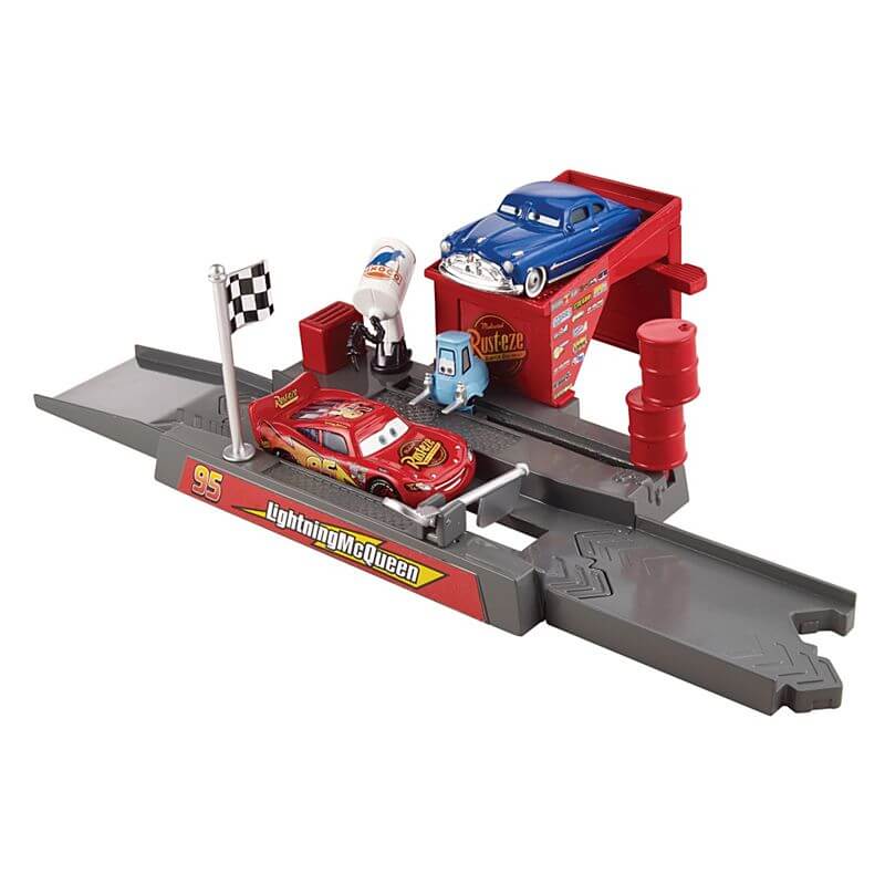 Cars: Piston Cup Pit Stop Play and Race Launcher ( Mattel CDP74 ) imagen c
