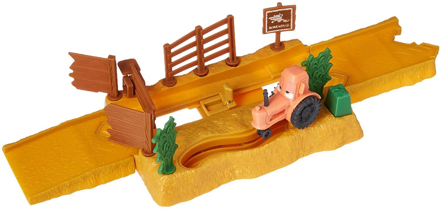 Cars: Tractor Tippin Play and Race Launcher ( Mattel CDP76 ) imagen a