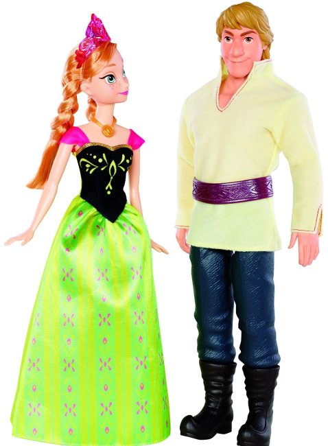 Muñecos Anna Y Kristof ( Mattel BDK35 ) imagen b