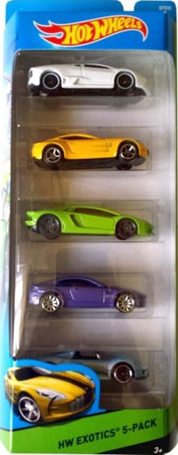 Exotic Pack de 5 vehículos