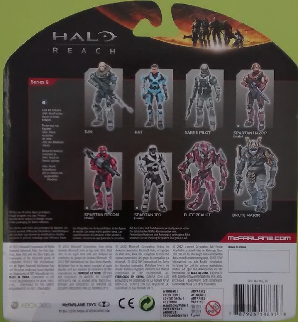 Halo Reach. Serie 6. KAT ( McFarlaneToys 18831 ) imagen b