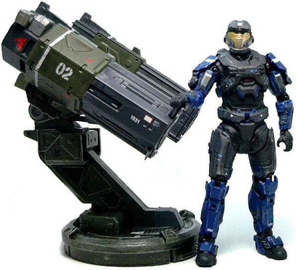 Halo Reach. Rocket Launcher with Spartan JFO custom ( McFarlaneToys 18938 ) imagen a