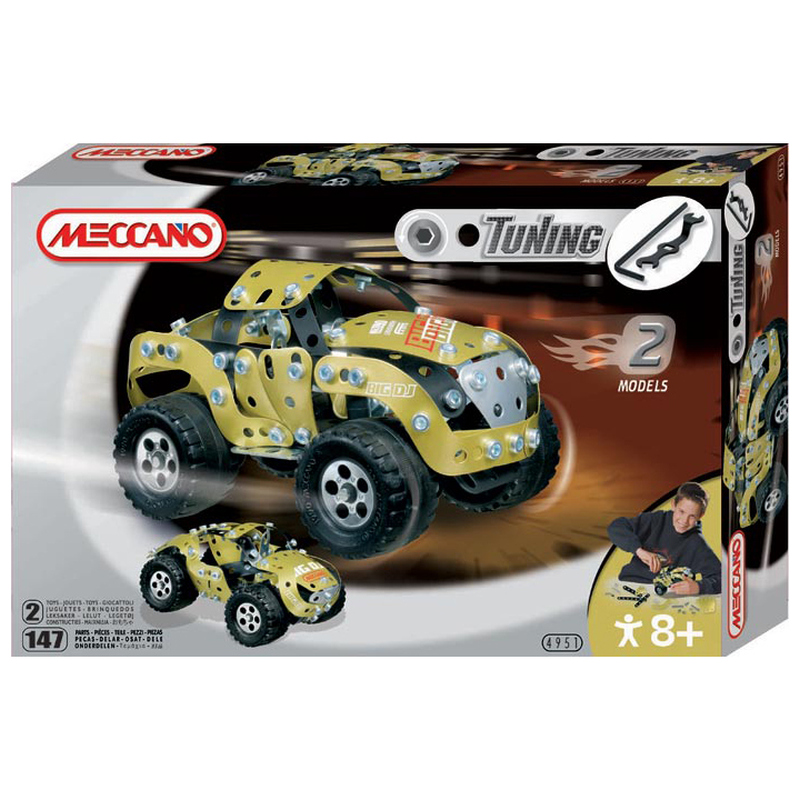 Mini tuning negro y oro 2 modelos ( Meccano 4951 ) imagen b