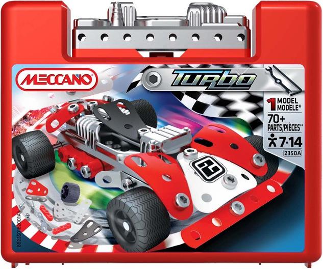Small Turbo Cars Rojo ( Meccano 882350A ) imagen b