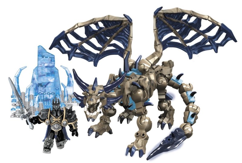 World of WarCraft: Sindragosa y el rey exánime ( Mega Bloks 91008 ) imagen a