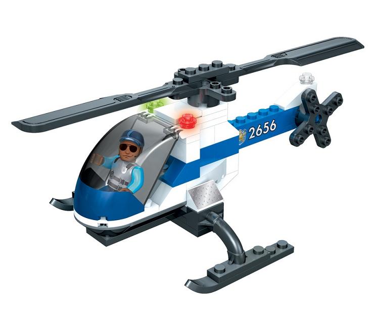 Helicóptero de Policía y personaje ( Mega Bloks 2413 ) imagen b