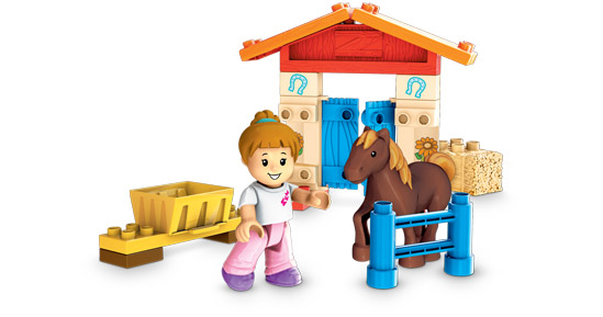 Establo para ponis ( Mega Bloks 361 ) imagen b